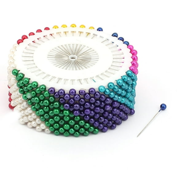 Uxcell Multicolor Needlework Ball Head Pins 1.46" Long for Party Wedding 480Pcs