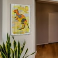 thumbnail image 3 of Marmont Hill "Dinosaur 1" by Yolanta Gawlik Painting Print on White Wood, 3 of 7