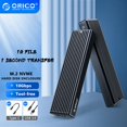ORICO ssd nmve m2 NVMe USB Type C Gen2 10Gbps PCIe SSD Case M2 SATA