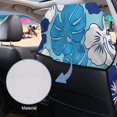 thumbnail image 5 of Uorisanigo Seat Covers for Cars Front Seats Only Auto Accessories Protectors Decor Wear-Resistant Blue Hibiscus Flower Car Seat Towel Cover Universal Fit for Auto Truck Van SUV, 5 of 8