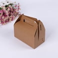 thumbnail image 3 of Cake Storage Box with Handles Party Boxes Food Snacks Gifts Packaging Case Egg Tart for Home Restaurant Bakery Gold, 3 of 9