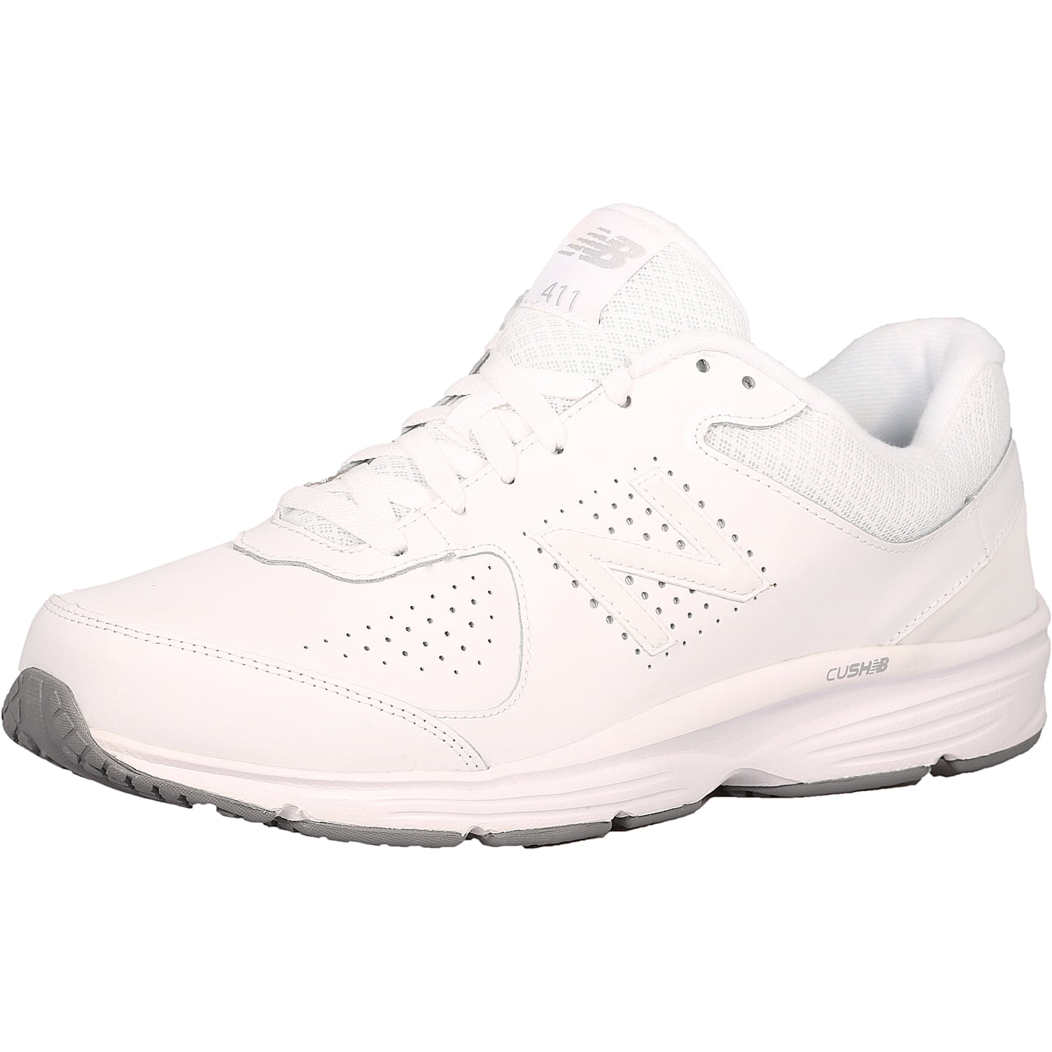 411 V2 Lace-Up Walking Shoe, White 