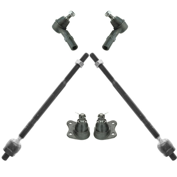 TRQ Lower Ball Joint Outer Inner Tie Rod Kit Set For VW Golf Jetta Beetle New PSA58843