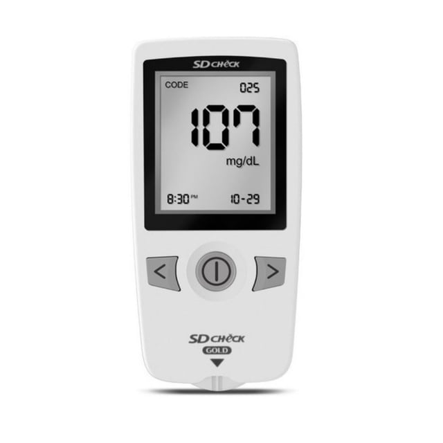 Glucómetro Medidor de Glucosa en Sangre SD-CHECK Gold con Kit de Prueba SD-CHECK SDS-01GC10