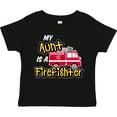 thumbnail image 3 of Inktastic My Aunt is a Firefighter with Fire Truck Boys or Girls Toddler T-Shirt, 3 of 5