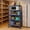 Blue, variant on Topcobe 71 inch Heavy Duty Steel Adjustable 5 Level Storage Shelves, Metal Shelves for Storage, Garage Shelves, Gray