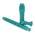 thumbnail image 4 of ABS Recorders Musical Instrument Tool Long Clarinet Portable Atmosphere Props Kids Flute for Student Beginner Toddlers Children Green Grass, 4 of 9