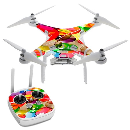 Colorful Bubbles DJI Phantom 3 Professional Skin Skins Vinyl Decal Kit