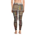 thumbnail image 4 of 'Book Shelf' Stretchy Leggings (AOP), 4 of 6