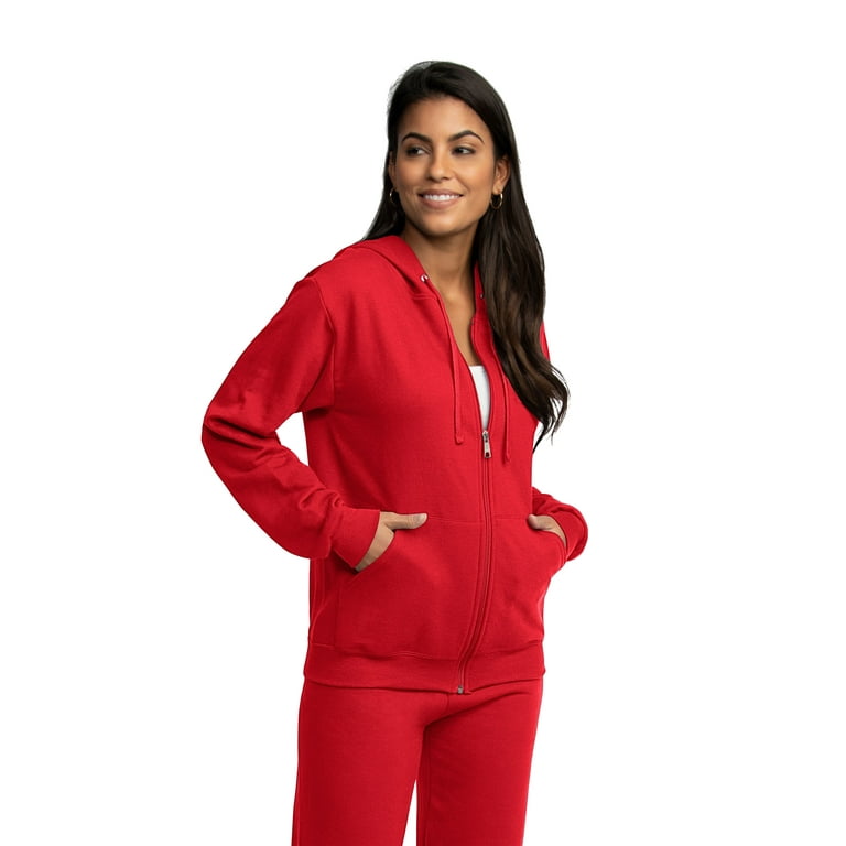 Fruit of the Loom Men s EverSoft Fleece Full Zip Hoodie Jacket Sizes S 3XL
