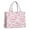 Pink Breast Cancer-3, variant on Large Capacity Tote Bag,Pink Breast Cancer Handbag Fashion Luxury Tote Bag,15.7"x13"x 5.1" Inches,Laptop Compatible