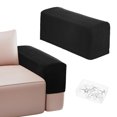 thumbnail image 1 of Fundas para Reposabrazos de Sofá Uxcell para Longitudes de 17.71 a 20" Antideslizantes y Elásticas [Negro], 1 of 7