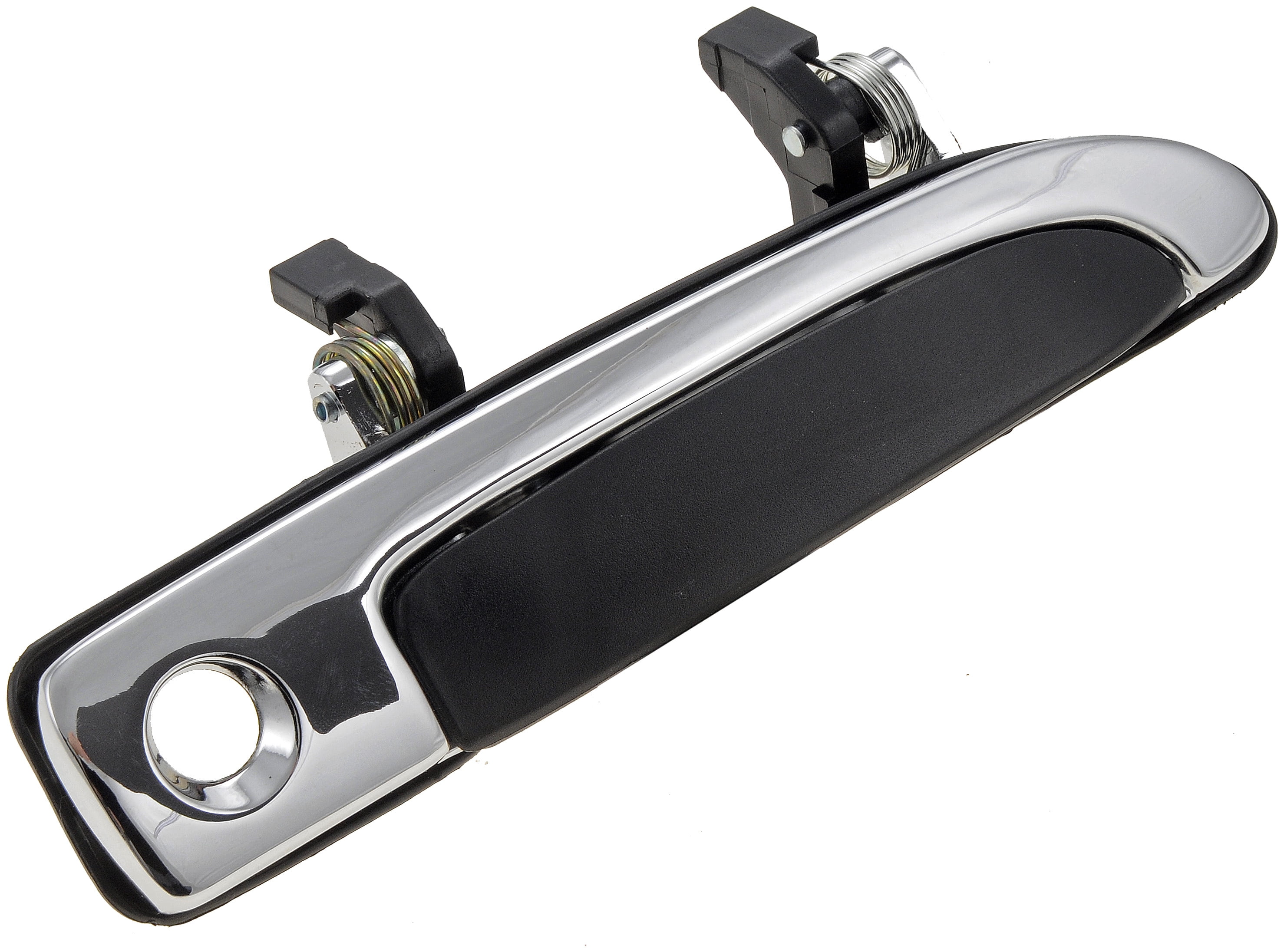 Dorman 77333 Front Passenger Side Exterior Door Handle for Specific Ford / Mercury Models, Black and Chrome