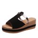 thumbnail image 1 of Zapatos de mujer con forma plana y suela gruesa de panqueque de talla grande de ocio Wmkox8yii hj789, 1 of 3