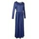 thumbnail image 1 of Vestido Largo para Mujer Fiesta Playa Ropa Cómoda Poliéster Spandex Suave Sensación Especial XL Soledad  vestido maxi a rayas, 1 of 10
