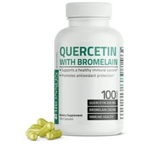 Bronson Quercetin and Bromelain, 100 Capsules