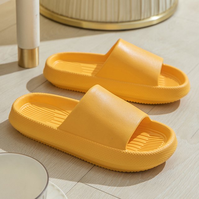 Slip-on Slippers Summer Unisex Non-Slip Bathroom Thicken Bottom Slippers