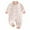 White-12, variant on Avrntaa Romper Girls - Round Neck Jumpsuit Long Sleeve Button Bodysuit Cute Fottless Romper Baby Rompers White Romper Size 3M