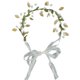 thumbnail image 1 of Model Show Headband with Pearl/ Leaf Decors Ethnic Style Headband for Kids Traveling Spring Headband for Wedding Party, 1 of 4