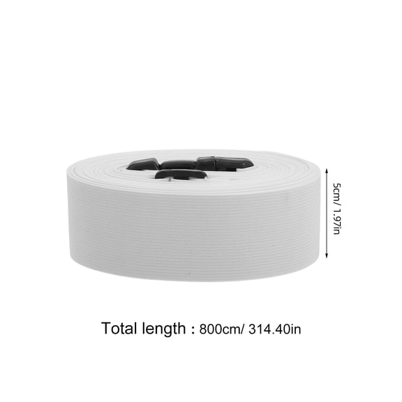 LOLIPPYY White Adjustable Elastic Band for Secure Fitted Bed Sheet Holding and Easy Storage Solution