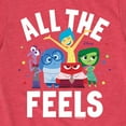 thumbnail image 3 of Inside Out - All The Feels - Toddler And Youth Short Sleeve Graphic T-Shirt, 3 of 5