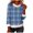 #02 Blue 【PICK YOUR FAVORITES & STOCK UP】, variant on Women's Print Fashion Loose Casual Pullover Long Sleeved Round Neck Blouses Tops Shirts Tunic Crewneck Loose Fit Solid Color Soft Casual Daily Wear Work Office Vacation Fashion Essential Gift for Wom