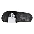 thumbnail image 5 of Nike Benassi JDI Men's Slides Black/Pure Platinum 343880-015, 5 of 6