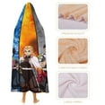 thumbnail image 4 of Demon Slayer Wearable Blanket Cloak Arctic Velvet Hooded Blanket Soft Fuzzy Hoodie Blanket Cape for Adults Kids 40"x50", 4 of 8