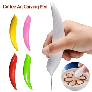 PINXOR Coffee Art Pen Barista Cappuccino Espresso Coffee Decorating Latte Art Pen, Size: 14.00
