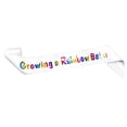 thumbnail image 4 of Growing a Satin Sash s coloridas Suministros para fiestas para niñas Blanco Sunnimix Bastidor de satén de cumpleaños, 4 of 8