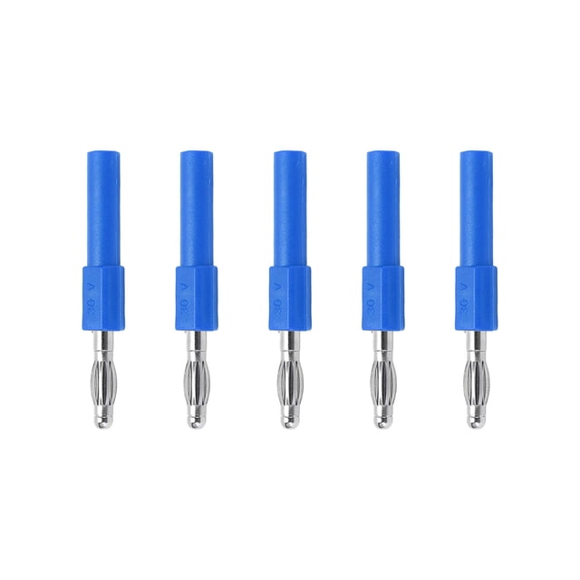 5Pcs 4mm Banana Plug Adapter Speaker Banana Plugs With Strong Connectivity 4mm To 2mm Conversion Banana Plug For Multimeters