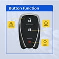 thumbnail image 2 of Replcament Smart Key Fob for 2019 Chevrolet Blazer FCC HYQ4EA Part Number 13519177 13529639 Pack of 2, 2 of 3