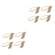 thumbnail image 4 of Cateissary 4Pcs Napkin Holders Dedicate Leaves-Shape Small Metal Banquet Buckles Table Hotel Home Birthdays Dinner Restaurant Decor 2piezas, 4 of 6