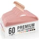 thumbnail image 1 of Velvet Hangers HOUSE DAY, 60 unidades, ropa de fieltro antideslizante, color rosa, 1 of 9