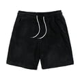 thumbnail image 1 of Men's High Street Fashion Pleated Leather Shorts - Straight Design, Stylish, 1 of 8
