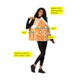 thumbnail image 5 of Rasta Imposta Gingerbread House Halloween Christmas Party Costume, Brown, Adult One Size, R1757-OS, 5 of 5