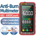 thumbnail image 3 of ANENG ANENG 682 6000 Counts Large LCD Digital Multimeter Smart Anti-burn Rechargeable Universal Meter VA Reverse, 3 of 8