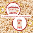 thumbnail image 3 of 800 Popcorn Bags, Popcorn Machine Supplies Set, 1 oz Grease Resistant Paper, Popcorn Bags for Popcorn Machine, Grease Resistant, Carnival Themed, Made in The USA 800, 3 of 7
