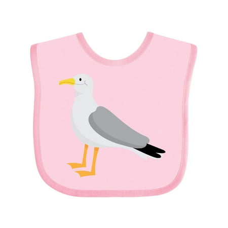

Inktastic Funny Seagull Bird Gift Baby Boy or Baby Girl Bib
