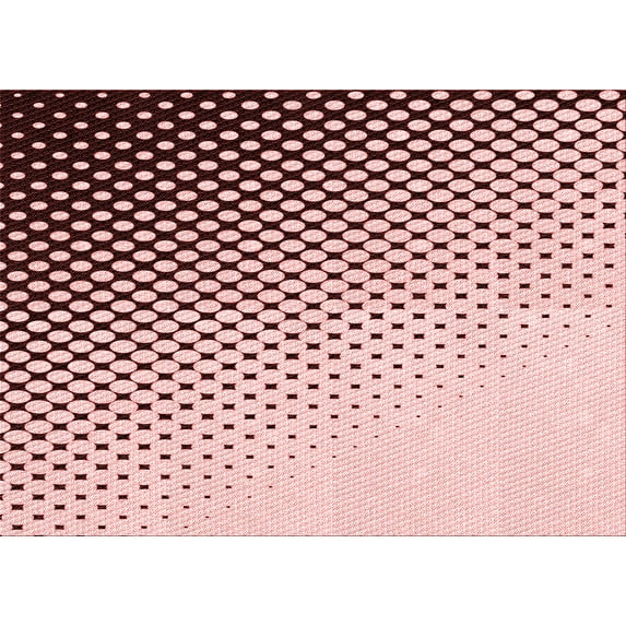 Ahgly Company Indoor Rectangle Patterned Brown Red Area Rugs, 2' x 5'
