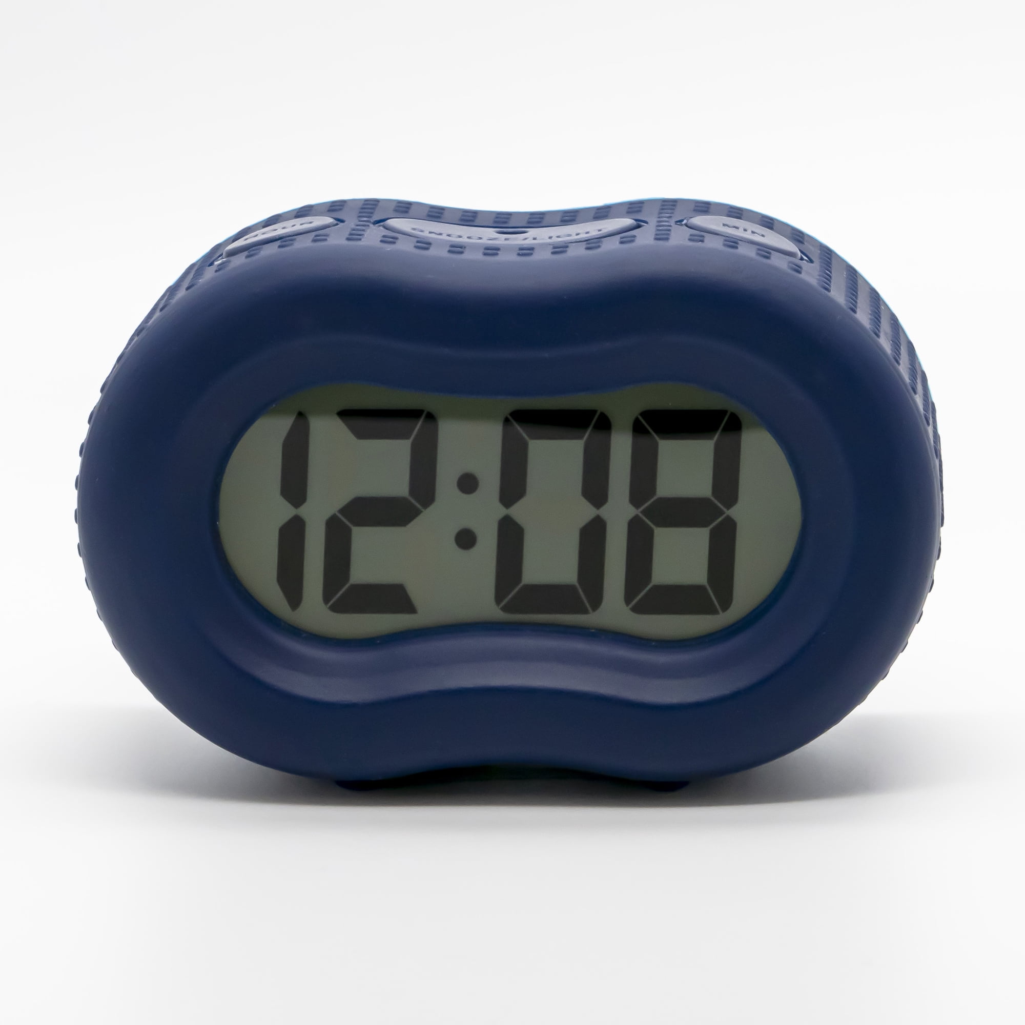 Timelink Rubber Smartlight Fashion Digital LCD Alarm Clock - Blue