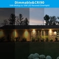 thumbnail image 4 of TORCHSTAR 4-Pack 4 Inch Slim LED Recessed Downlights with J-box, 10.5W Dimmable Ultra-Thin Canless Light, ETL & Energy Star Listed, 800lm, 4000K Cool White, 3-year warranty, White, 4 of 6