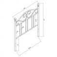 thumbnail image 4 of Coaster Ellis Transitional Metal Scroll Twin Headboard in Dark Bronze, 4 of 4