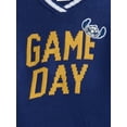 thumbnail image 2 of Stitch Girls Game Day Short Sleeve Sweater, Sizes 4-16, 2 of 3