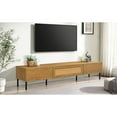 thumbnail image 5 of 80-inch TV Entertainment Center | Multi-Functional Storage with High-Quality Hinges | Bohemian Style Rattan | Sturdy and Waterproof, 5 of 5
