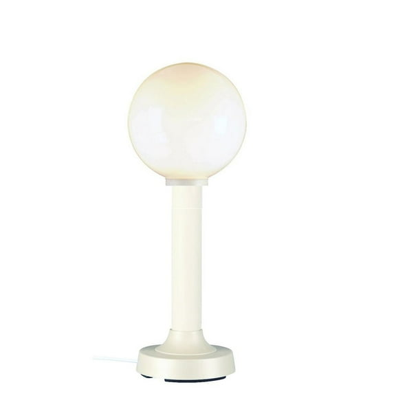 Patio Living Concepts Moonlite 35" Outdoor Table Lamp with White Tube Body & White Globe