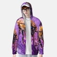 thumbnail image 2 of Daiia Closeup Honeybee on Flower UPF 50+ Sun Protection Hoodie Jacket Lightweight Long Sleeve Sun Shirt for Women Men with Pocket Hiking Outdoor-X-Large, 2 of 7