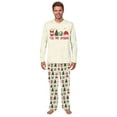 thumbnail image 3 of Family Matching Christmas Pajama Set, Volleyball Holiday Theme with Festive Cream Design and Pet Outfit, 3 of 7