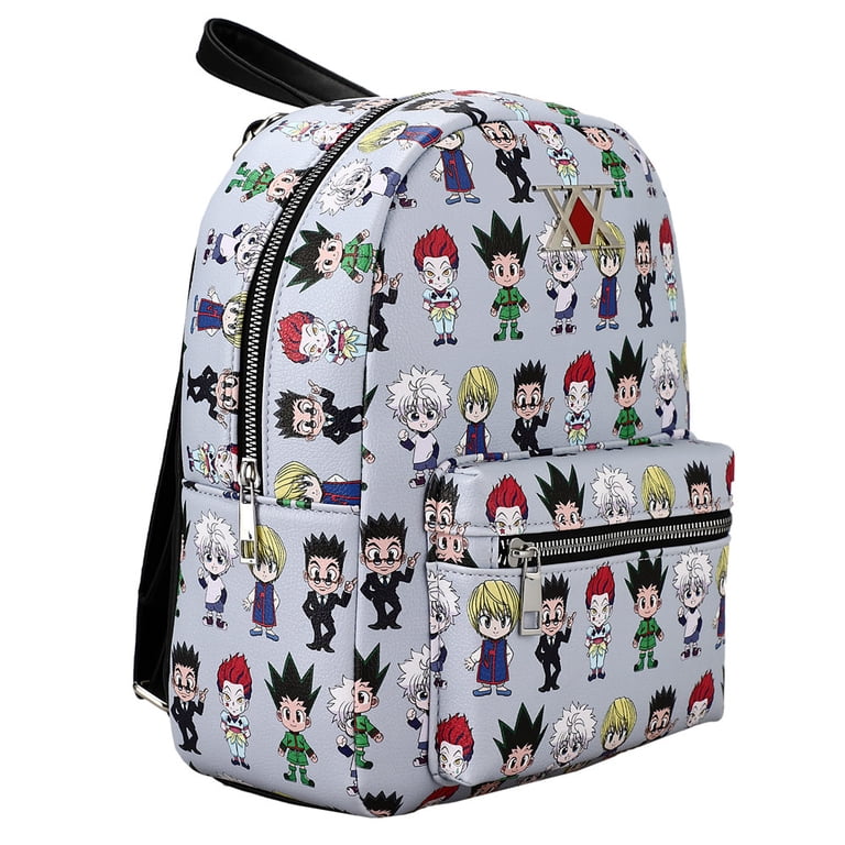 Bioworld Hunter x Aop Chibi Characters Mini‎ Backpack Hunter X Hunter Chibi AOP Mini Backpack : Amazon.sg: Fashion main image 3