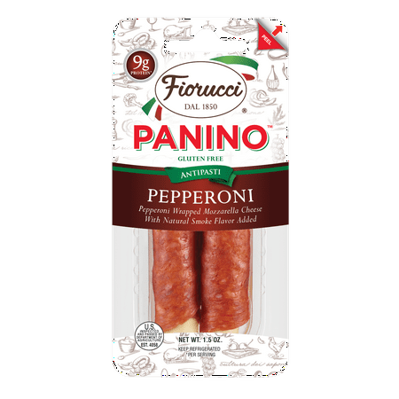 Fiorucci Panino Pepperoni and Mozzarella Cheese, 1.5 oz, 2 Count ...